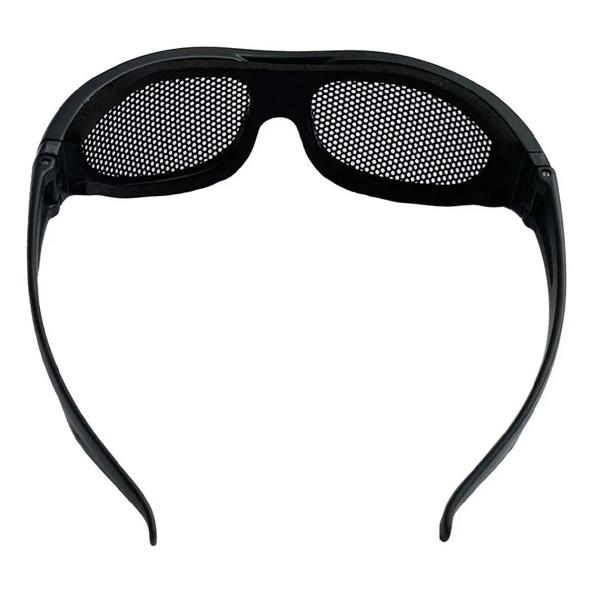 Jy .s Mesh and Metal Safety Glasses, Black