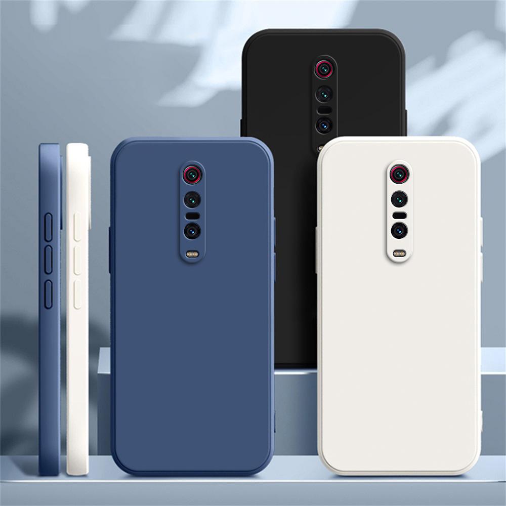 Candy Phone Case for Redmi K20 Pro Premium K20Pro Lens Protection Square Liquid Silicone Simple Soft Original Classic Back Cover