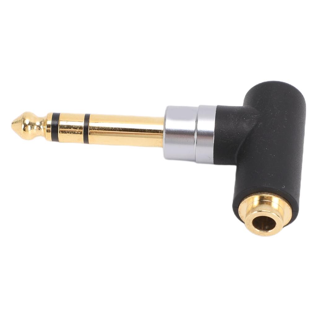 4.4mm To 6.35mm Adapter Right Angle 4.4mm Female To 6.35mm Male Jack Stereo Adapter for Guitar Amplifier