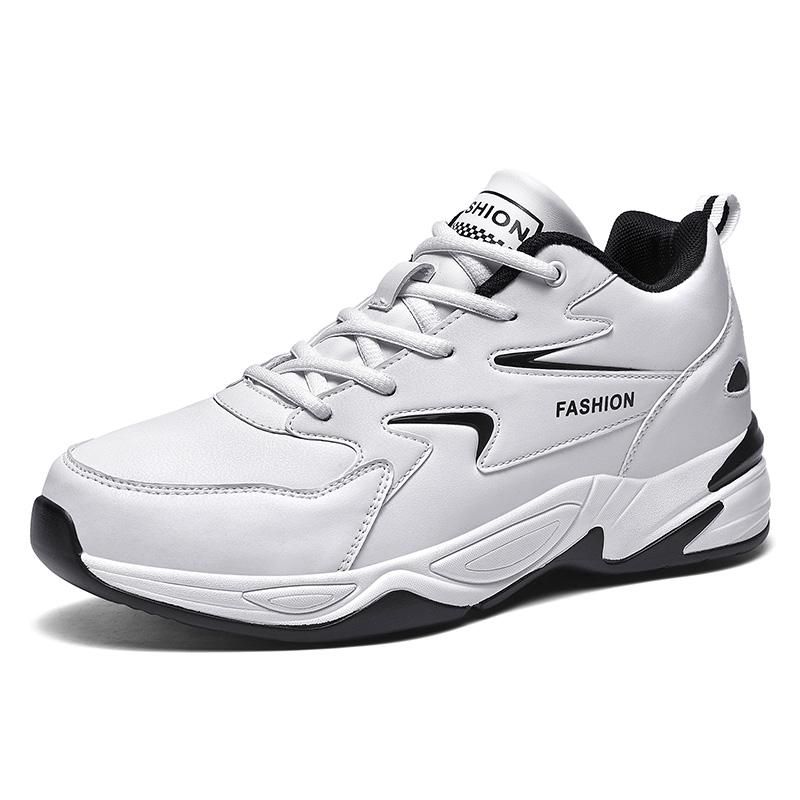Fashion High-Top Leather Basketball Training Men Casual Sports Shoes Classic Running Comfortable Outdoor Breathable Flat Jogging Man 48