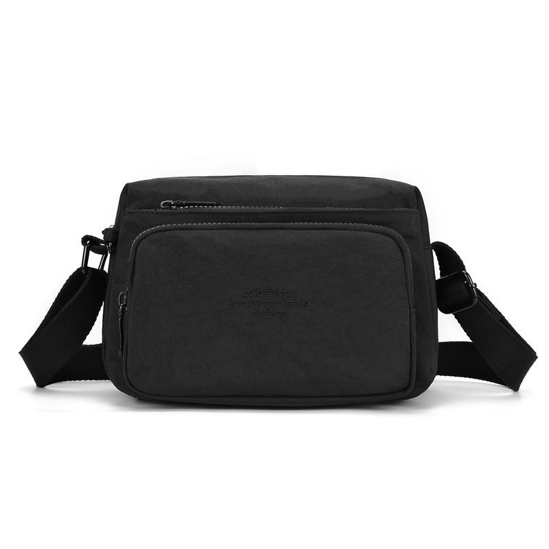 New Women's Versatile Multi-layer Nylon Leisure Commuter Travel Portable Messenger Bag