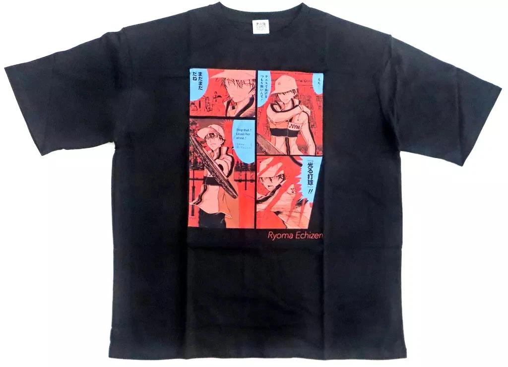 Shueisha Ryoma Echizen Big Silhouette T T-Shirt Heroes 2024 Black Free Size L