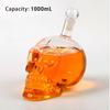1000ml Schädel Fruchtsaftbehälter Weinflasche Borosilikatglas Dekanter Whisky Terror Bar Originalität Geschenk Dekoration