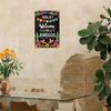 Hola Amigos Iron Wall Art Colorful Mexican Fiesta Welcome Sign Cactus Sombrero Decor Retro Home Cafe Party Hanging Plaque