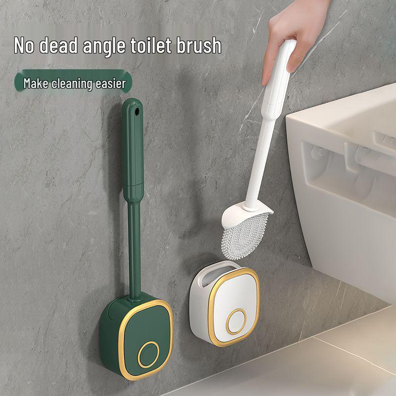 Nástěnná WC štětka, Design bez mrtvých úhlů pro efektivní čištění koupelny