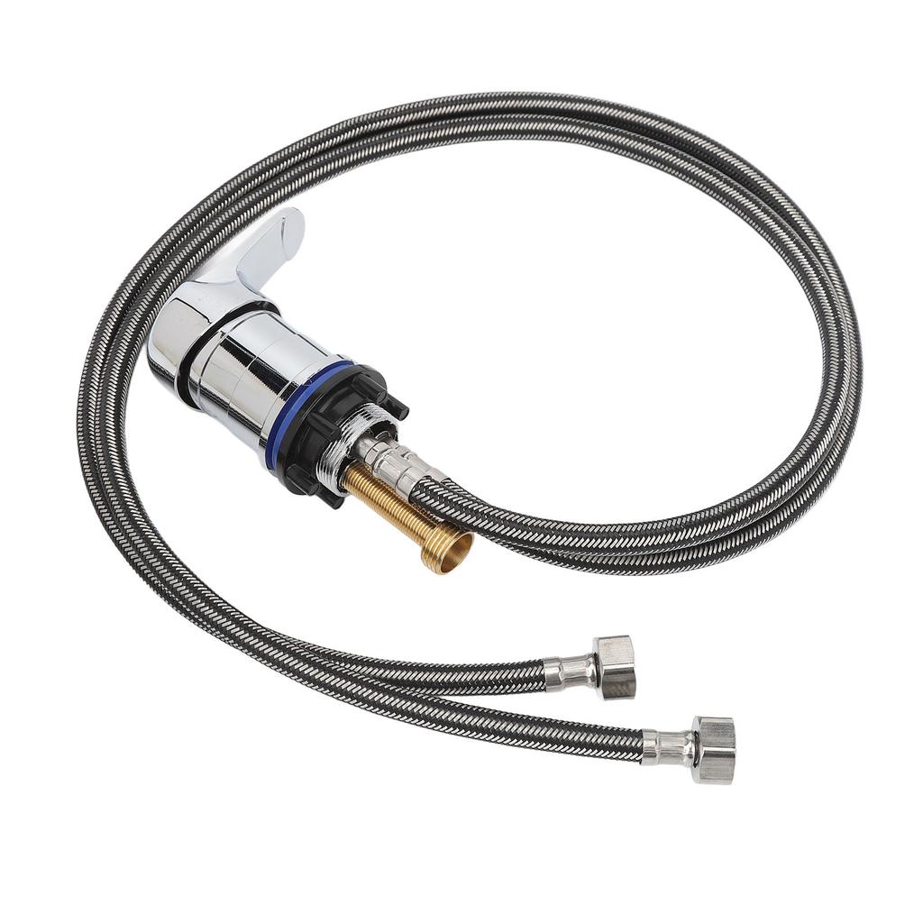 Shampoo Bowl Faucet Pressurization Water Saving 100cm Pipe 120cm Soft Hose Shampoo Bed Sprayer Kit