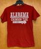 Alabama Crimson Tide Est 1831 Russell Graphic Red Short Sleeve T-shirt Small Unisex T-Shirt