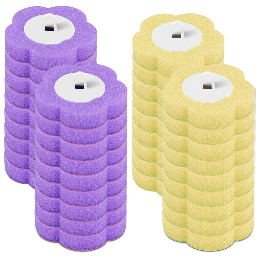 18/36 Stuks Toiletborstel Wegwerp Vervangkop Reinigingsset Toiletpotborstel Lange Steel Wc Accessoires Gereedschap