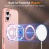 For iPhone 17 Case Magnetic Kickstand TPU+PC Shockproof Hybrid Phone Cover