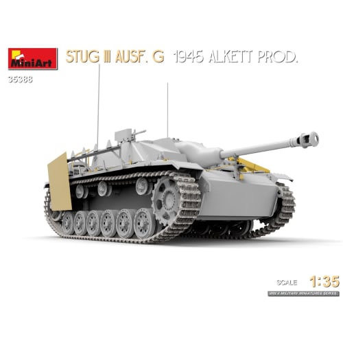 Miniart 1/35 scale German Sturmgesch?tz III Ausf. G, 1945, Alkett Plastic Model Kit MA35388