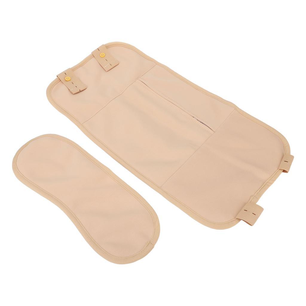 Castor Oil Pack Kit Reusable Soft Adjustable Castor Oil Neck Waist Wrap for Insomnia Liver