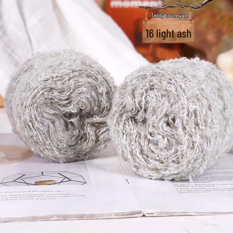 Colorful Loop Yarn Ball for Crochet & Knitting: Perfect for Handmade DIY Sweaters, Scarves, Dolls, & Small Projects.