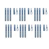 30Pcs Silicone Cable Ties Reusable Cable Management Organizers for Bundling and Fastening Cable Cords Wires Enduring