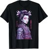 Cyber Geisha Futuristic Japanese Manga Art T-Shirt