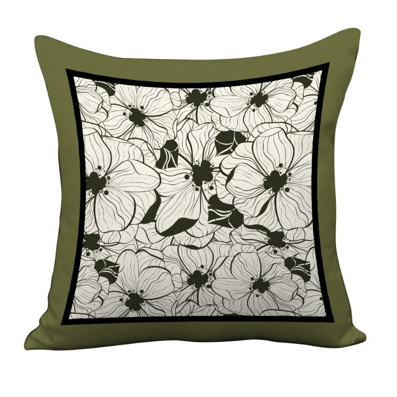 Nordic Retro Light Luxury High-end Pillowcase Living Room Bedside Sofa Pillow Bedroom Cushion Pillow Case