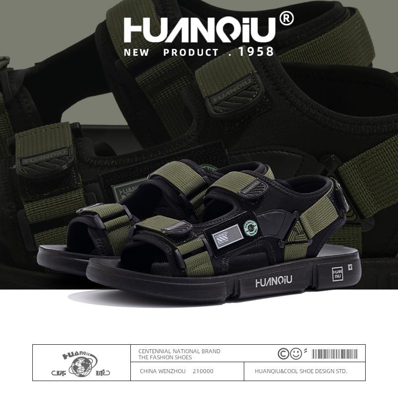 Global ZHQ-JY007 Cool Beach Sandals Men's Summer Versatile Comfortable Platform Slippers Shock-absorbing Fashion Men's Shoes