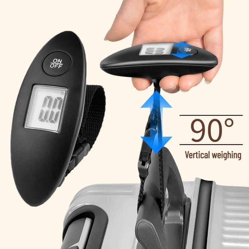 40 kg/100 g Tragbare Gepäckwaage Hochpräzise Reise Digitale Hängewaage Mit Gurtband LCD Digitale Elektronische Gepäckwaage