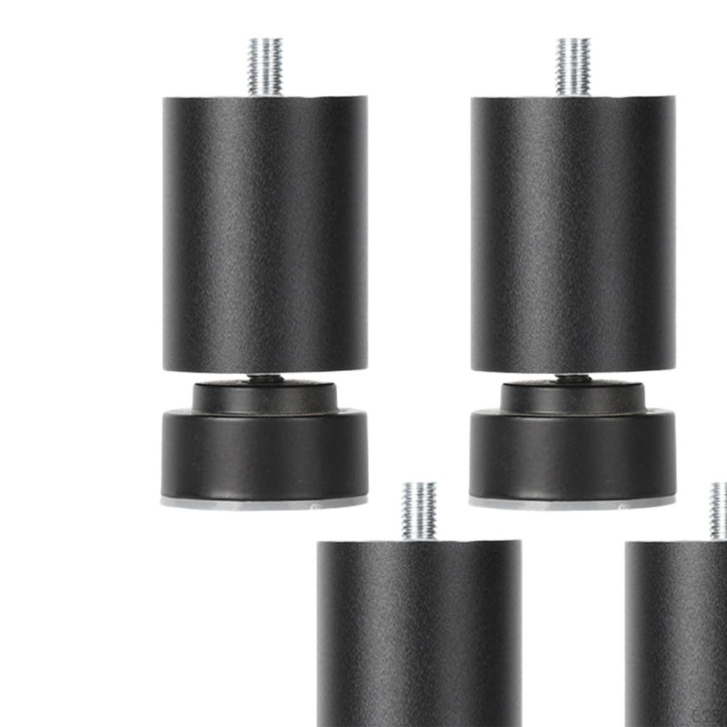 4 Stück Gewinde Bettgestellbeine, Tischfüße, Verstellbare Hochbelastbare Sofa Metallmöbelbeine