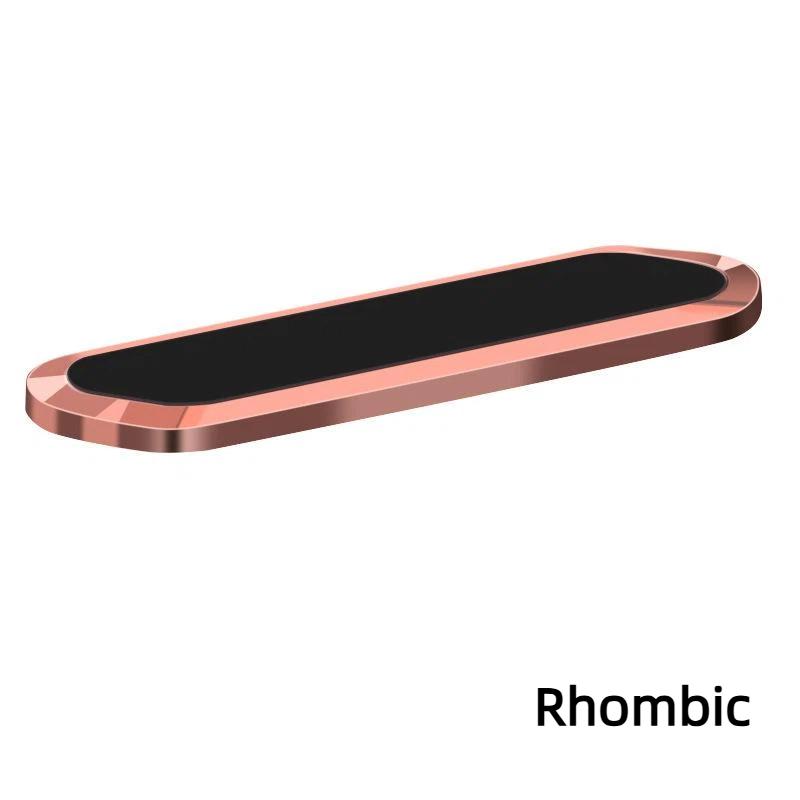 Magnetic Car Phone Holder With Strong Magnet Adhesive Backing For Dashboard Driving Use