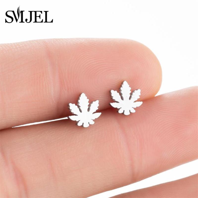 Fashion Round Tree of Life Stud Earrings Women Bohemian Tree Plant Jewelry Stainless Steel Earrings Ear Accessories Bijoux