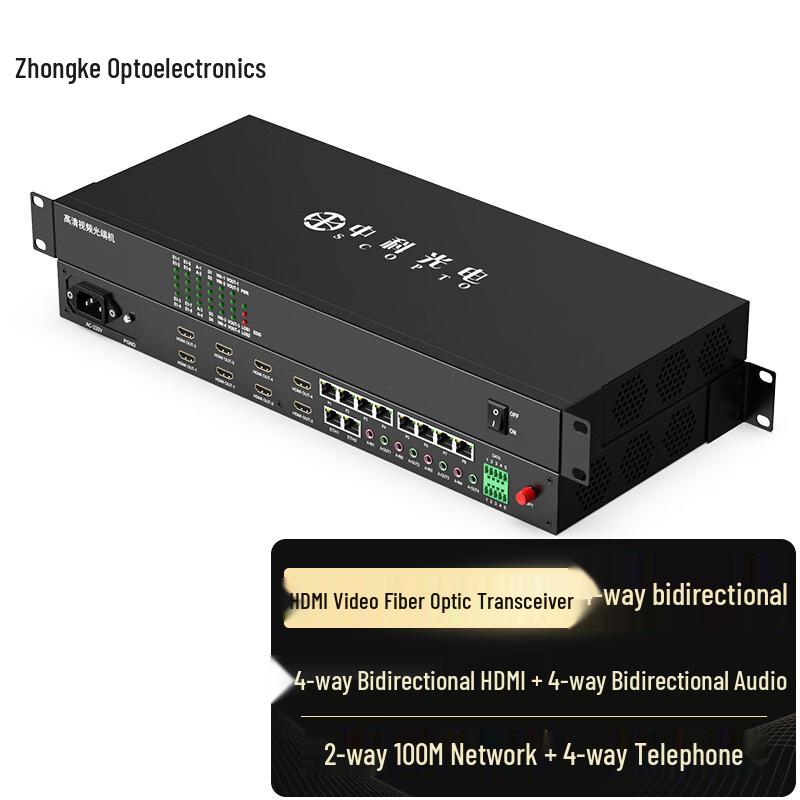 Zhongke Optoelectronics Full HD HDMI Video Optical Transceivers
