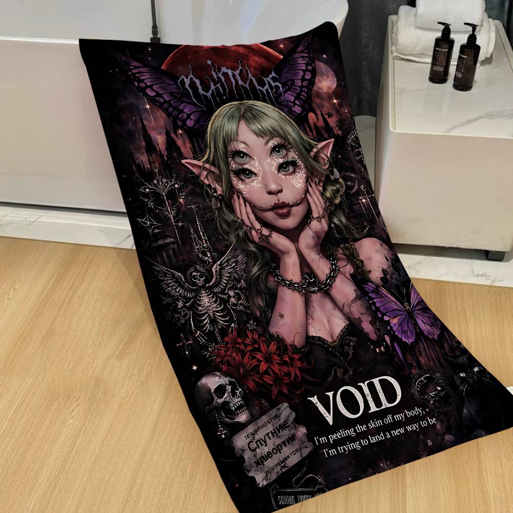 Popular Music Singer M-Melanie Martinez Big Microfiber Beach Towels Quick Dry Towel Sand Beach Towels Pool Towel for Travel Yoga