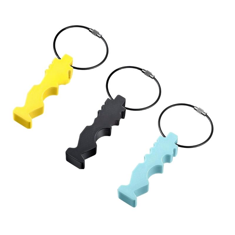 Outdoor Sports Disc Maintenance Keychains Organizers Plastic Grooved Tool For Hiking Gears Protecting And Storage
