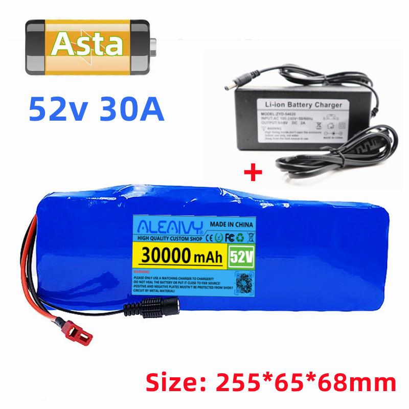 

52v 14s3p 30ah 30000mah 18650 1000w литиевая батарея для балансировочного автомобиля, электрического велосипеда, электрических скутеров, трехколесного велосипеда + зарядное устройство