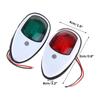 Yacht 12V LED Waterproof Sounding Light Red and Green Marine Lamp for Night  Safety Boat