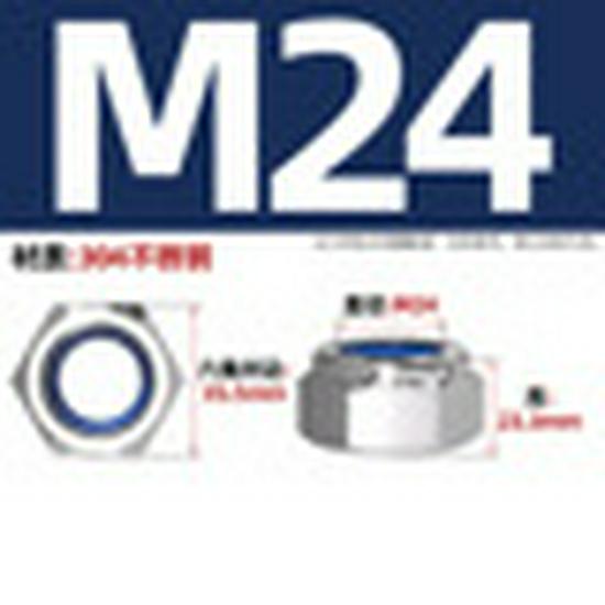 304 Stainless Steel Nylon-Insert Lock Nut DIN985