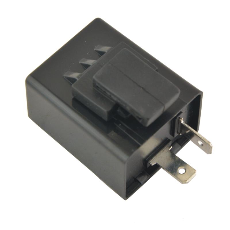 Motorcycle Turn Signal Flasher Relay 2 Pin  LED Indicator Light(Beep Sound.12V 1PCS)