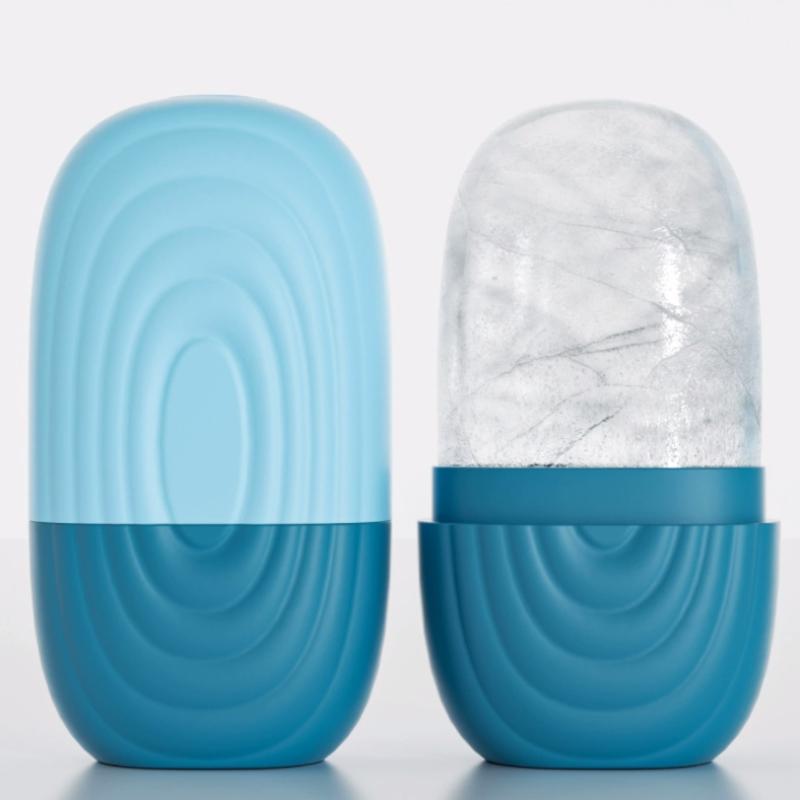 Reusable Ice Roller Ice Cube Silicone Mold Ice Ball Facial Beauty Skin Care Massager