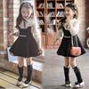 Children Clothing Sets Spring And Autumn Girls College Style Pleated Skirt Suit Girls Blouse 2 Pcs
