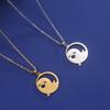  Anime Genshin Impact Hu Tao Pendant Necklace Cute Cartoon Stainless Steel Ghost Necklaces Fashion Jewelry Halloween Gift