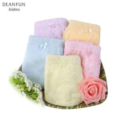 Deanfun Women's Plus Size Cotton Mid-Rise Briefs 3-Pack