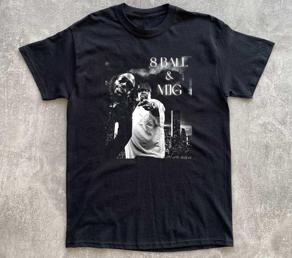 RARE 8Ball & MJG Black Cotton Unisex S-5XL Gift For Fan Shirt HRN565
