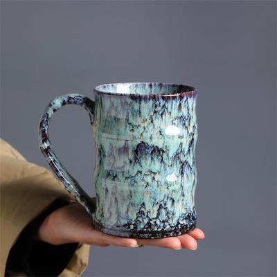 Large-Capacity Kiln Change Water Cup Ceramic Creative Coffee Cup Hot-Selling Ceramic Cup Middle East Kiln Change Cup