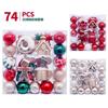 Christmas Baubles Set Ins European Gingerbread Man Painted Ornaments Xmas Tree Hanging Decorations