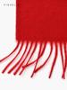 New Solid Classic Red Pure Cashmere Scarf Women's Winter Warmth Scarves For Men's New Year Christmas Adults Luxury Gifts