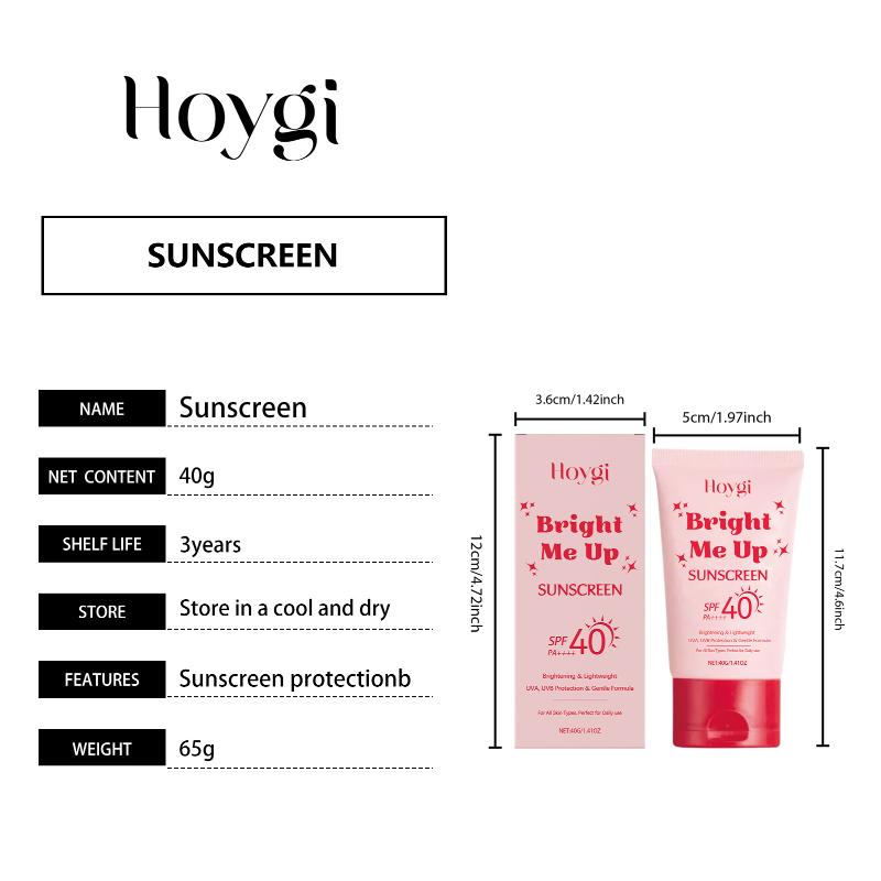 Hoygi Refreshing Protective Cream: Moisturizing And Skin-Improving Daily Protective Cream With Gentle Ingredients