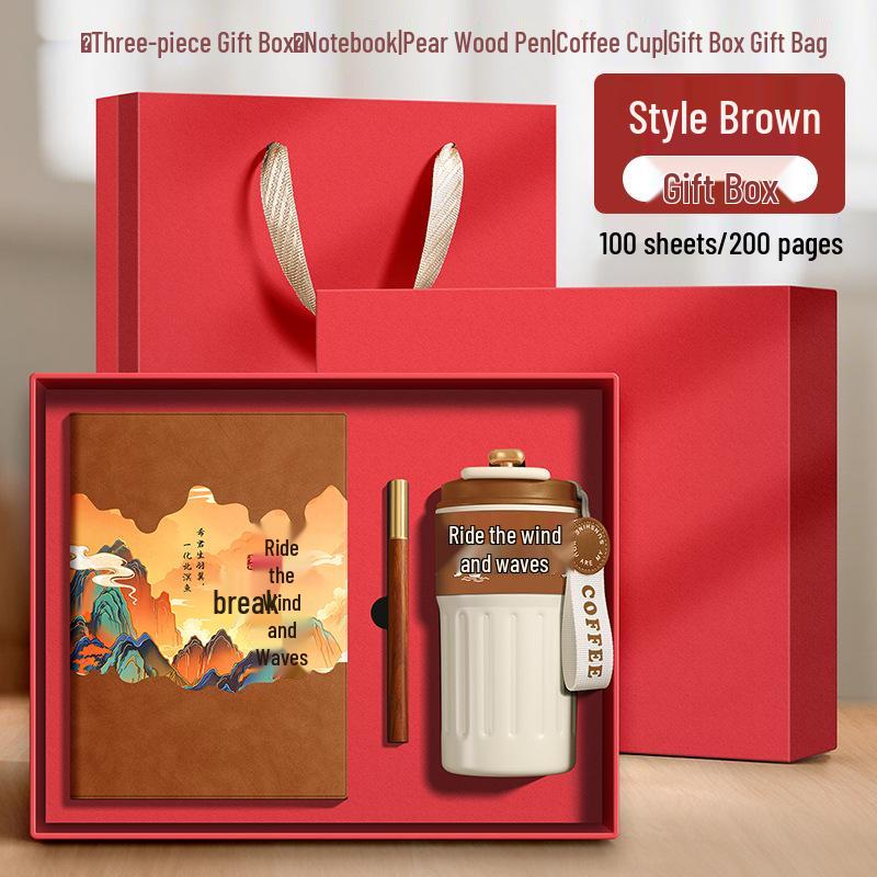 Guochao A5 Custom Logo Engraved Notebook - School Graduation Souvenir Diary