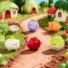 10-30pcs Cartoon Vegetables Tomato Resin Craft Figurine DIY Home Decor Miniature Fairy Garden Bonsai Moss Decoration Accessories
