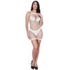 Erotic underwear plus size sexy pajamas lace seduction suspender nightgown summer