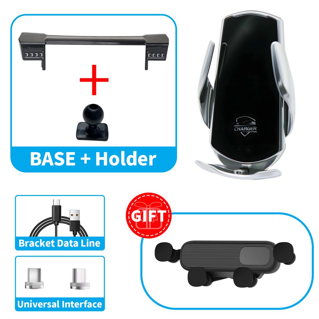 for Toyota ALPHARD Vellfire 30 Series AH30 Car Phone Holder Screen Fixed Navigation Bracket Base Wireless Charging