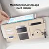 Car PU Leather Sun Visor Sunglasses Ticket Card Storage Bag Accessories For Ford ST Line Focus Fiesta Puma Ranger Kuga MAX F150