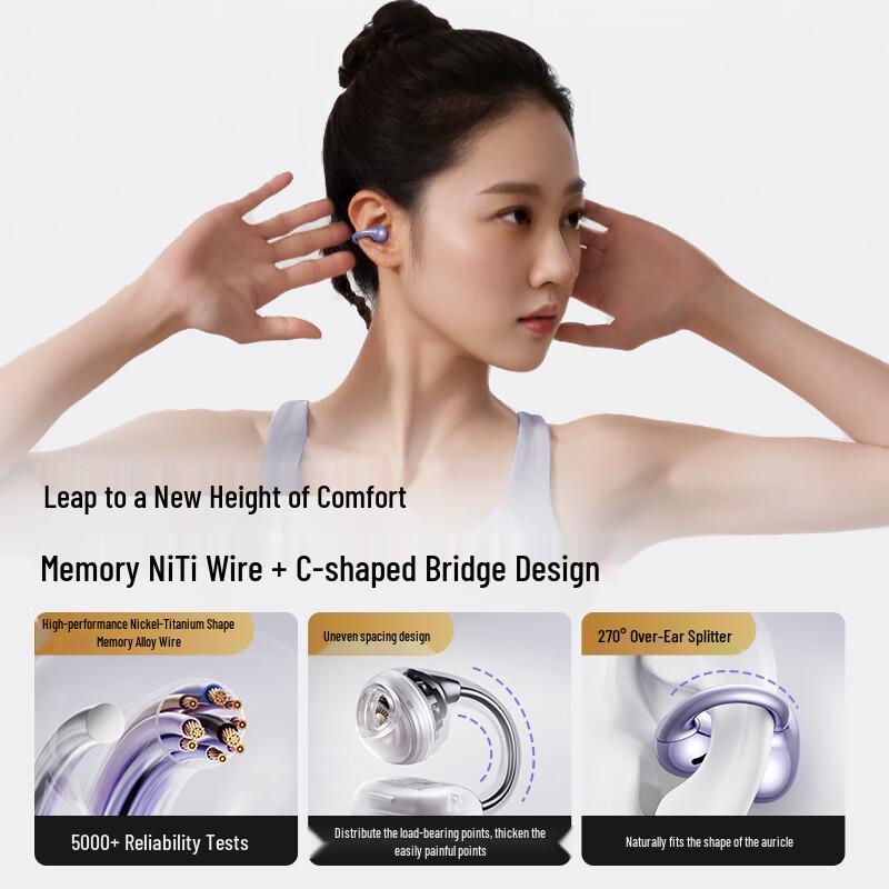 Tonemac Q6 Open-Ear Clip Bluetooth Earbuds - Limited Gift Box