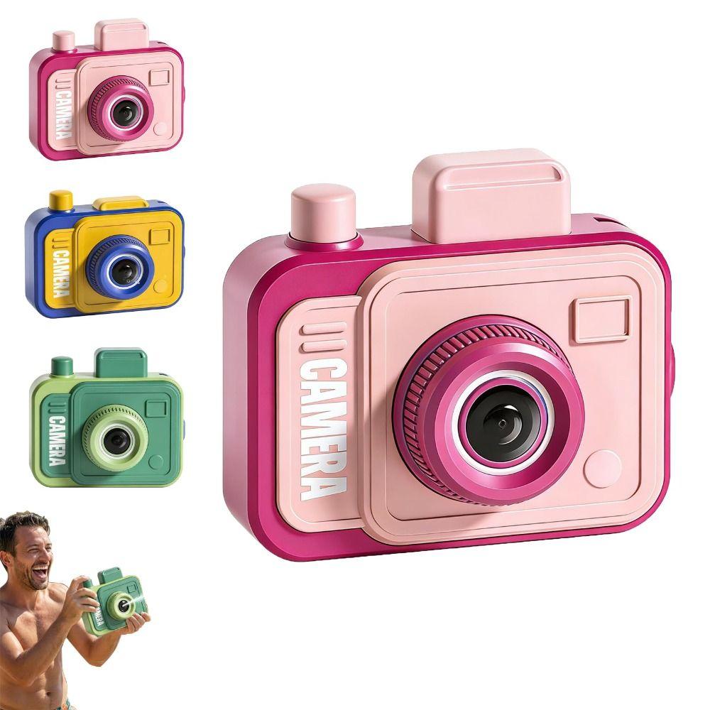 Bai Fen Bai Toys Green Double-Sided Prank Camera Water Pistol Front And Rear Spray Pool Beach Water Fighting Games Parent-Child Interaction Double Hole