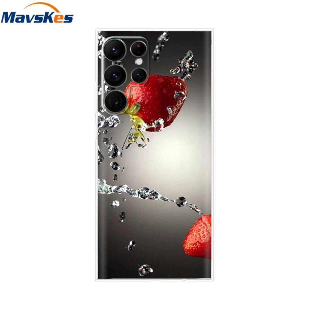 For Samsung Galaxy S22 Ultra Case Silicone Soft Clear Bumper Back Cover For Samsung S22 Ultra Cases For Samsung S22 Ultra Fundas
