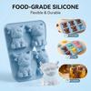 Ice Cube Mold  Highland Cow Silicone Tray Highland Cow  Cute 3D Ice for Whiskey Cocktails Beer & Drinks Reusable Silicone Molds
