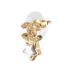 CHANEL Metal Earrings Women's Gold ABC823-B15459-NU624